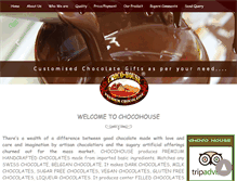 Tablet Screenshot of choco-house.com